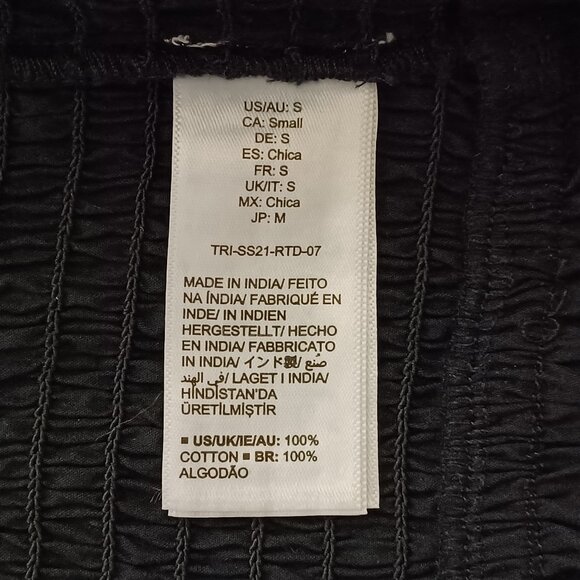 The Drop Marisol On/Off-Shoulder Cotton Smock Blouse - Picture 9 of 16